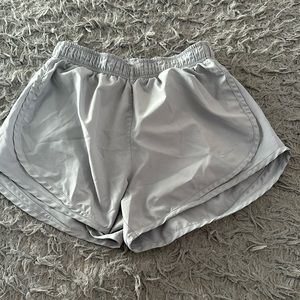 Silver gray nike shorts